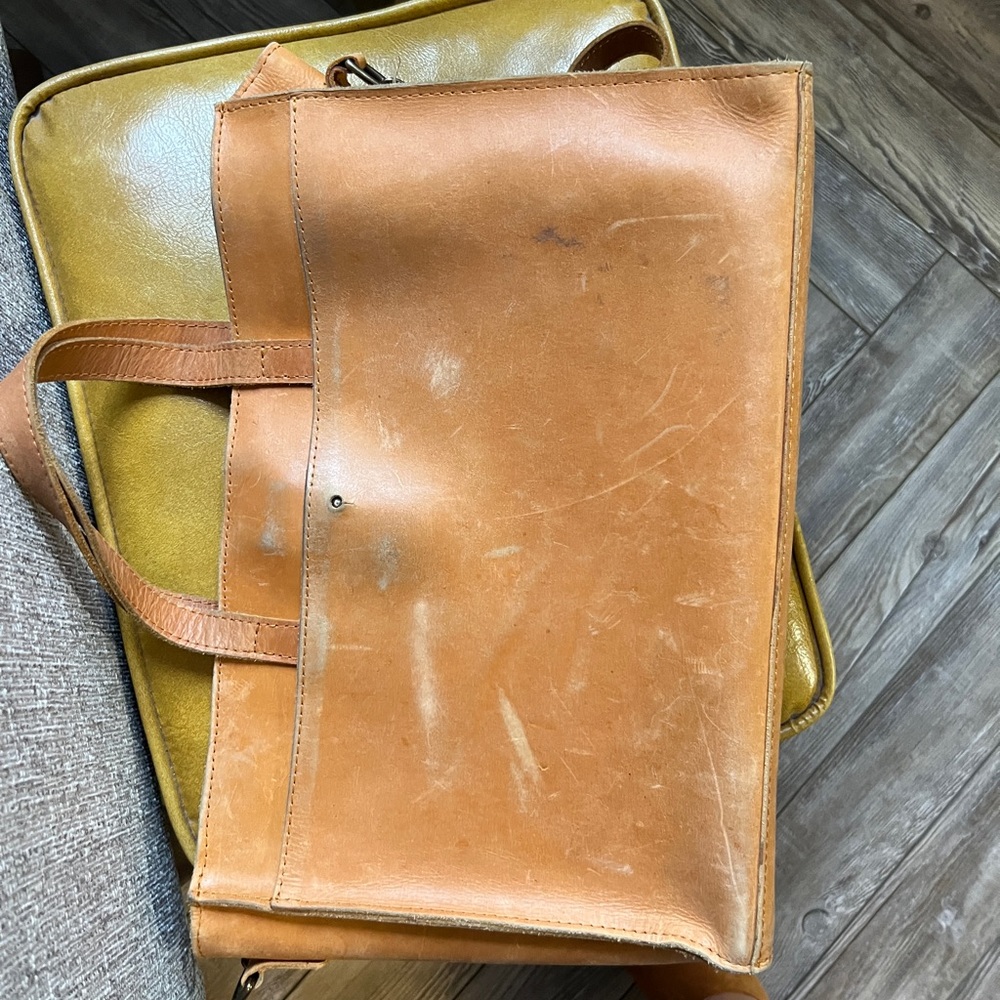 Able Tan Leather Tote Bag - Picture 4 of 5